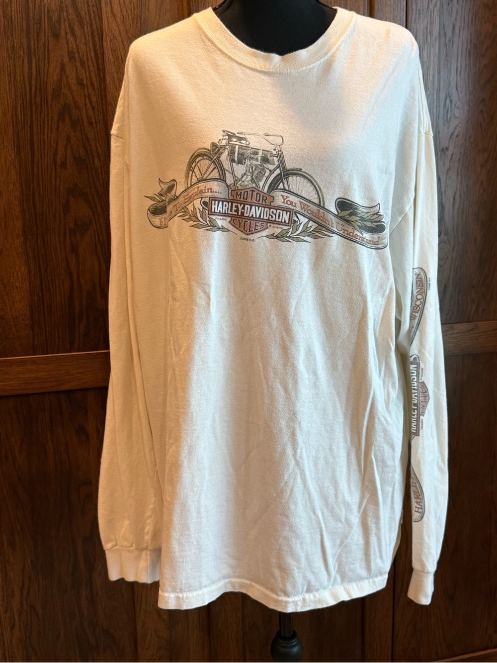 Harley-Davidson Exclusive Vehicle Operations York,PA Long Sleeve Tee - Vintage